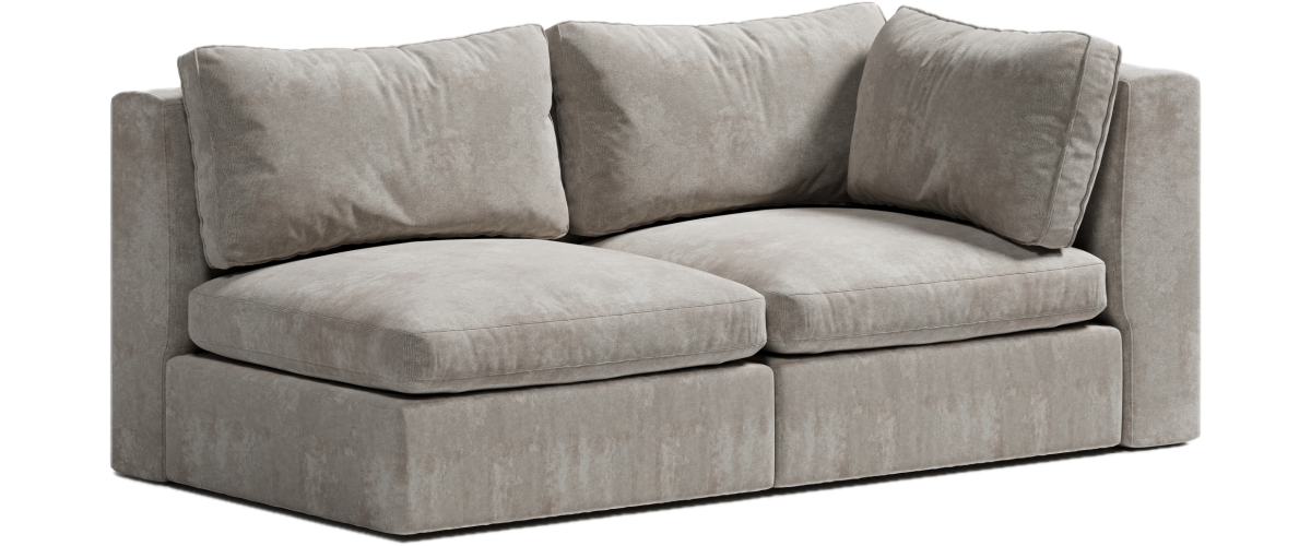 sofa z wysokim podłokietnikiem zwiększającym komfort