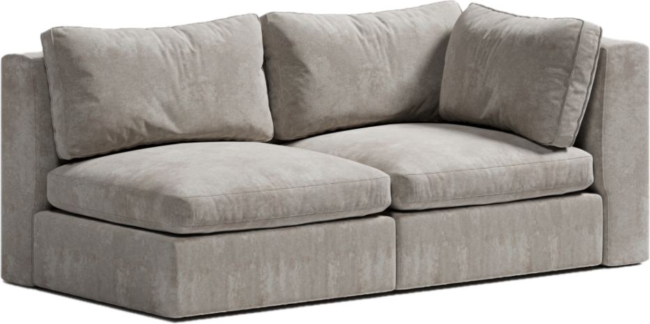 sofa z wysokim podłokietnikiem zwiększającym komfort