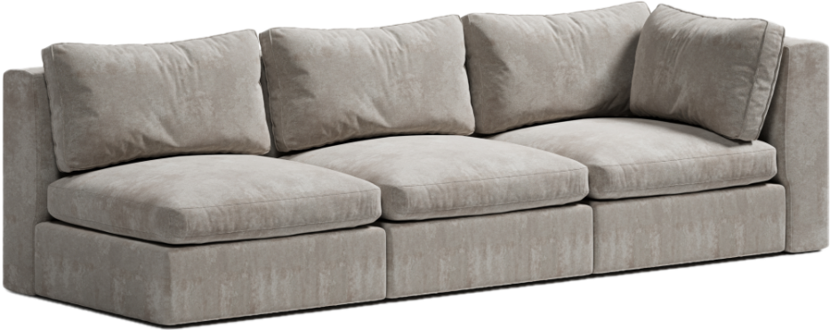 duża sofa XL z wysokim podłokietnikiem i miękkimi poduchami