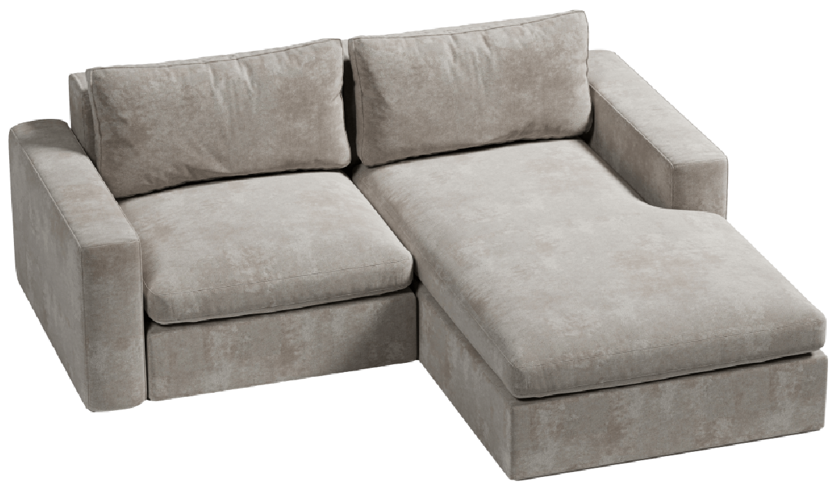 narożnik w kształcie L z miękkimi poduchami do salonu