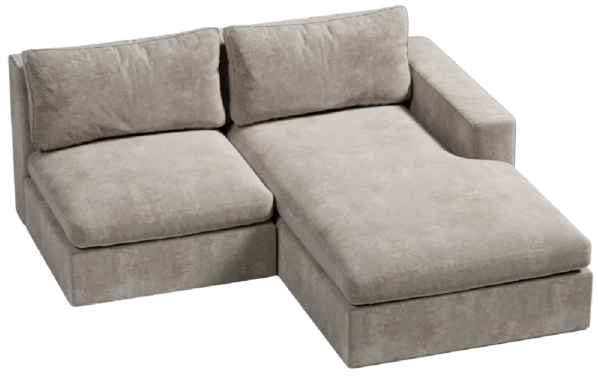 narożnik L z jednym podłokietnikiem nowoczesny design