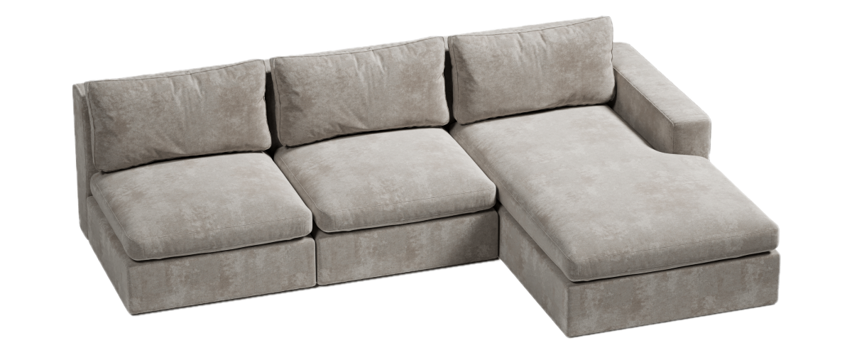 narożnik XL L z jednym podłokietnikiem