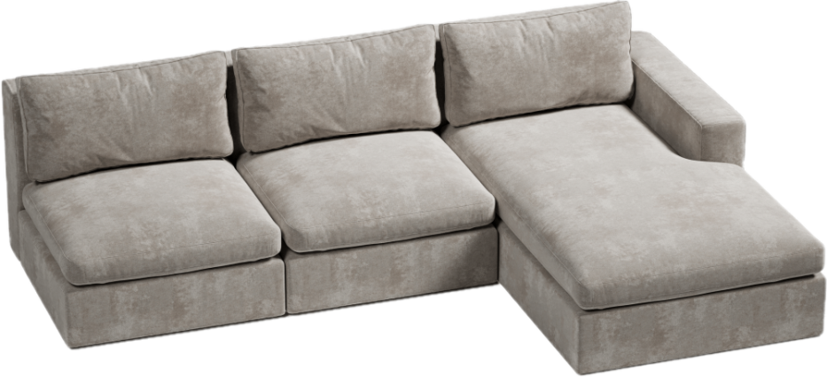 narożnik XL L z jednym podłokietnikiem