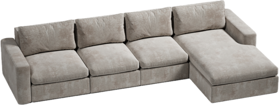 narożnik XXL w kształcie L bardzo duży do salonu