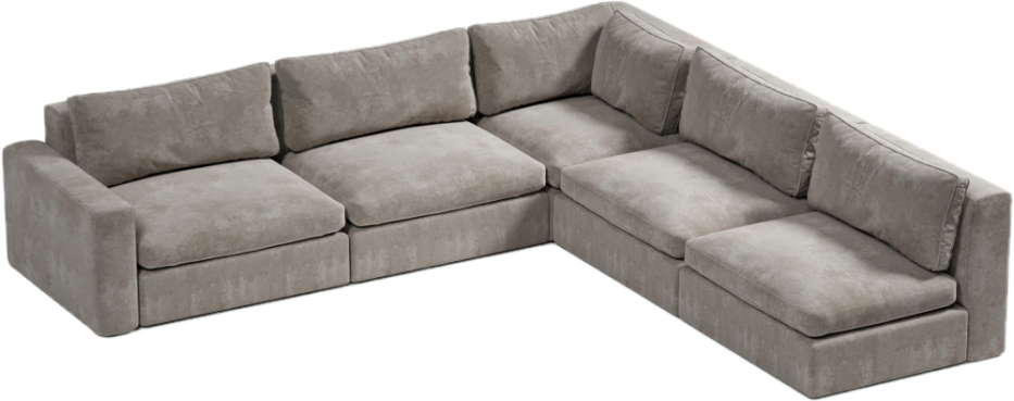 narożnik L XL z jednym podłokietnikiem