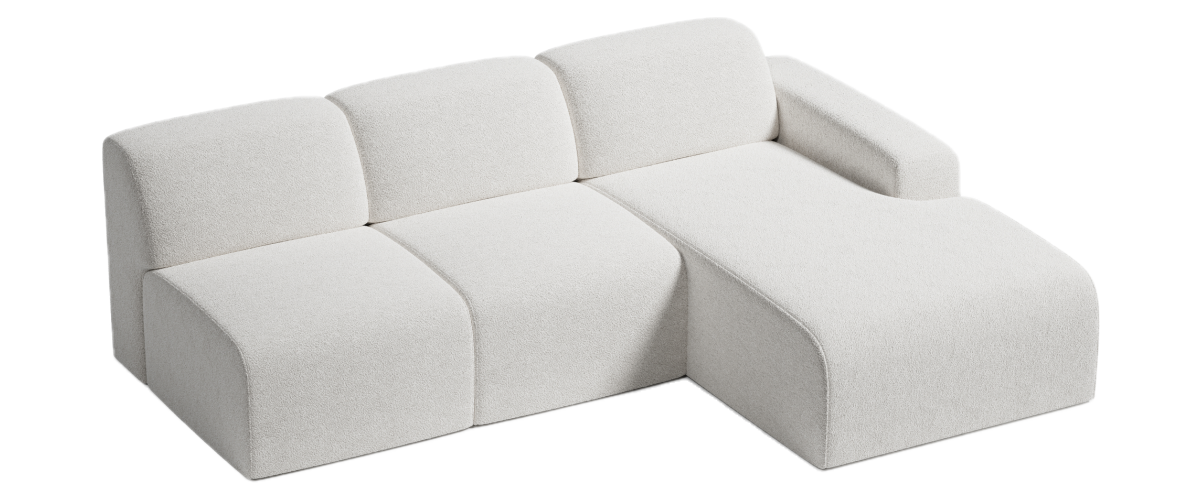 narożnik modułowy L Modulare Model 3 – profil