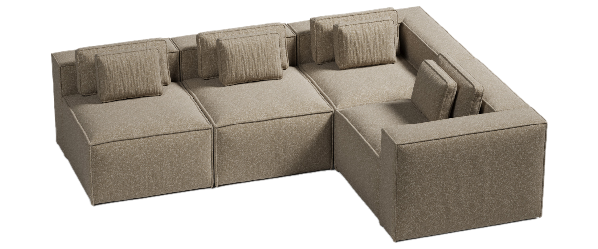 Narożnik SEGMENTO L - Model 1 | Segmento Desire Furniture