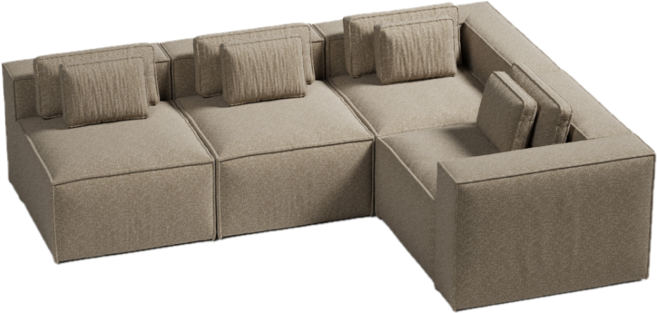 Narożnik SEGMENTO L - Model 1 | Segmento Desire Furniture