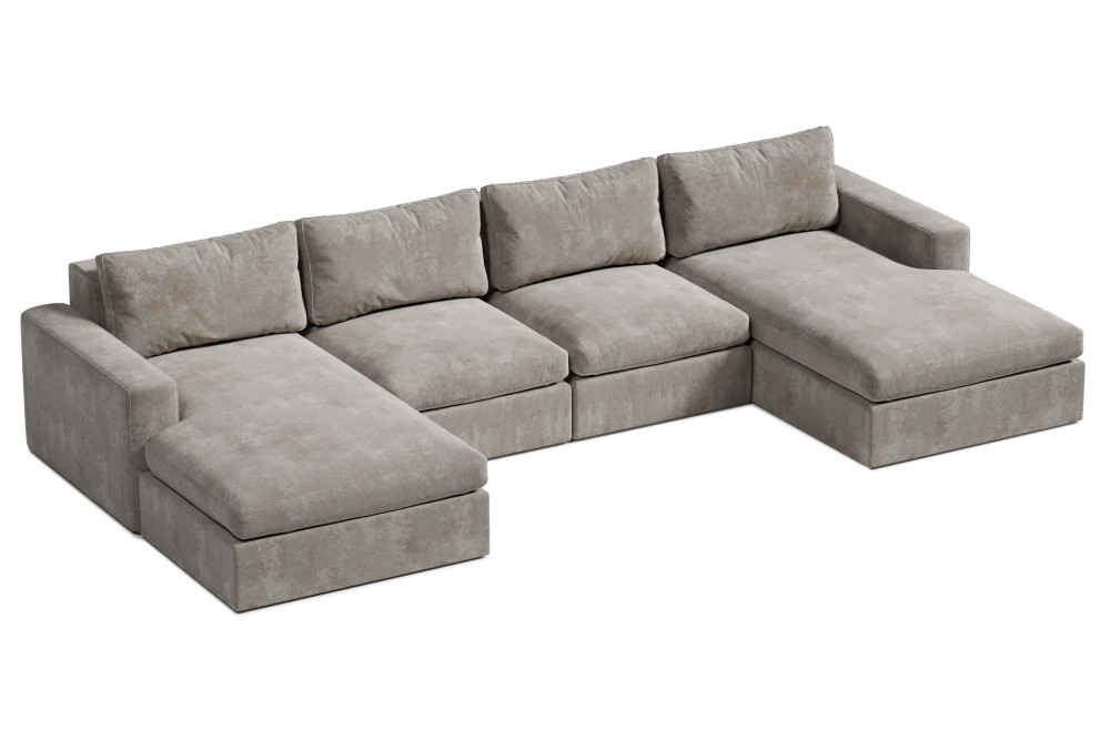 sofa narożna U do relaksu i leżenia po obu stronach sofa narożna U do relaksu i leżenia po obu stronach