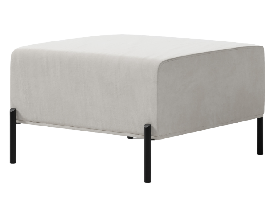 nowoczesna pufa Cuscino jako podnóżek