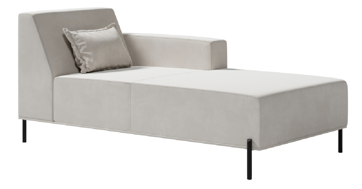 nowoczesny szezlong Cuscino w aranżacji wnętrza