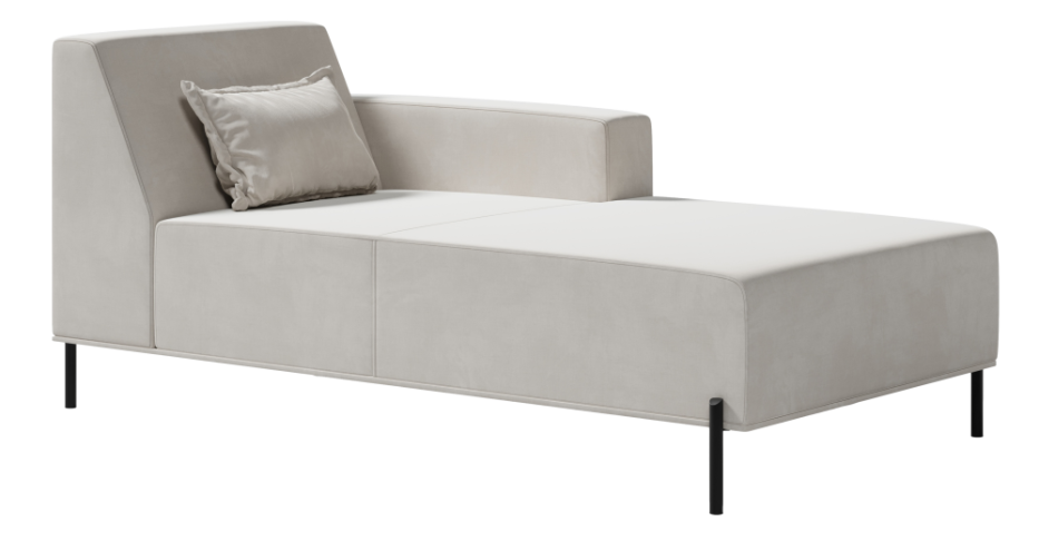 nowoczesny szezlong Cuscino w aranżacji wnętrza