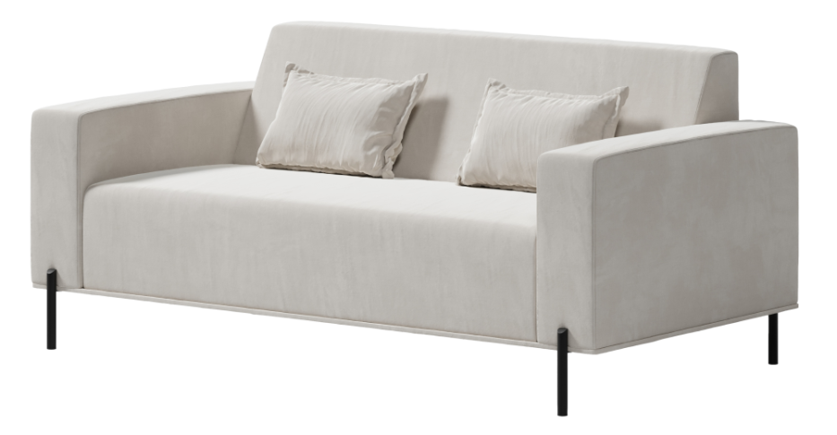 nowoczesna sofa Cuscino Model 1 w aranżacji salonu