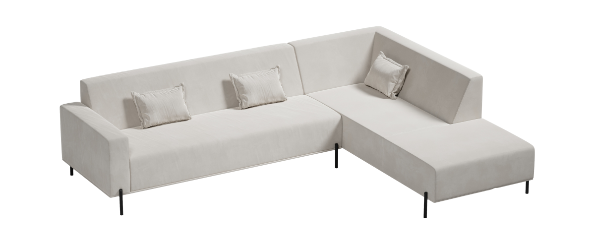 narożnik Cuscino Model 3 w aranżacji salonu