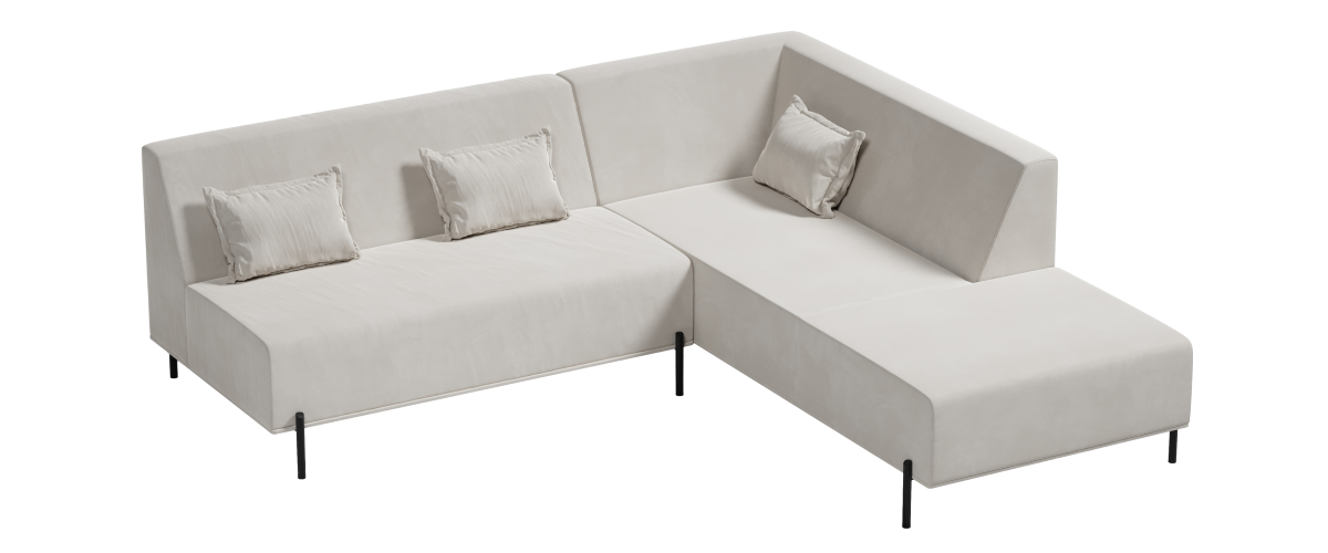 nowoczesny narożnik Cuscino Model 4 do salonu