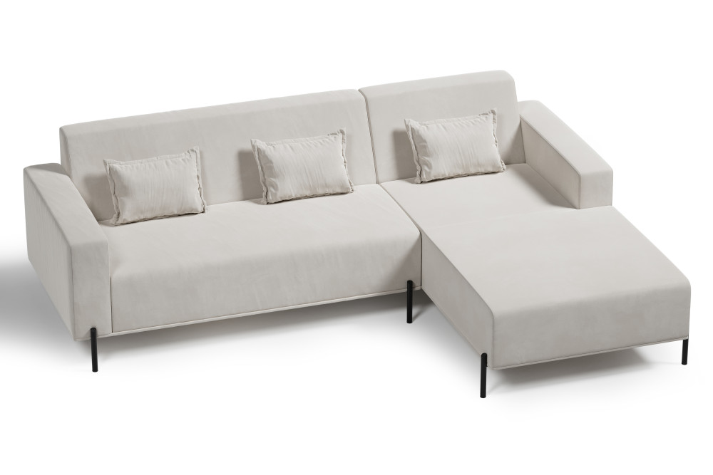 detal siedziska narożnika Cuscino Model 1