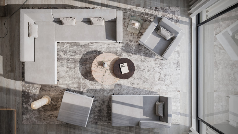 narożnik L Cuscino Model 1 do wypoczynku