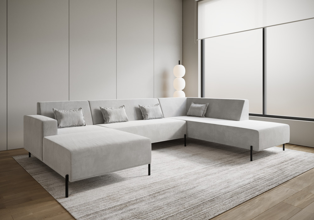 narożnik Cuscino U Model 3 z poduchami