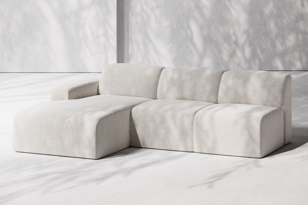 narożnik modułowy Modulare L Model 3 – widok frontowy