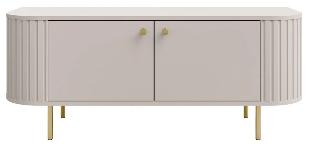 szafka rtv Ovalio 123 cm beż piaskowy szafka rtv Ovalio 123 cm beż piaskowy