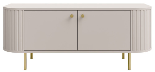 szafka rtv Ovalio 123 cm beż piaskowy