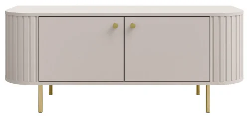 szafka rtv Ovalio 123 cm beż piaskowy