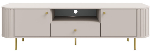 szafka rtv Ovalio 180 cm beż piaskowy