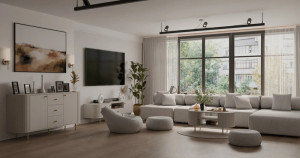 elegancka szafka rtv Ovalio