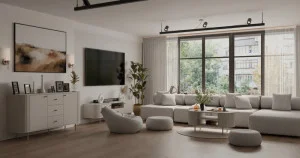 elegancka szafka rtv Ovalio