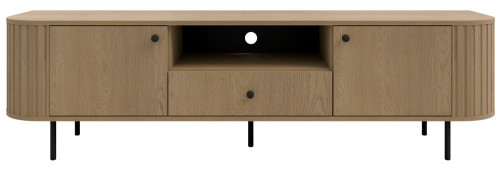 szafka rtv Ovalio 180 cm dąb cremona