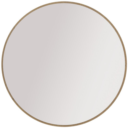 okrągłe lustro Ovalio 100 cm dąb cremona