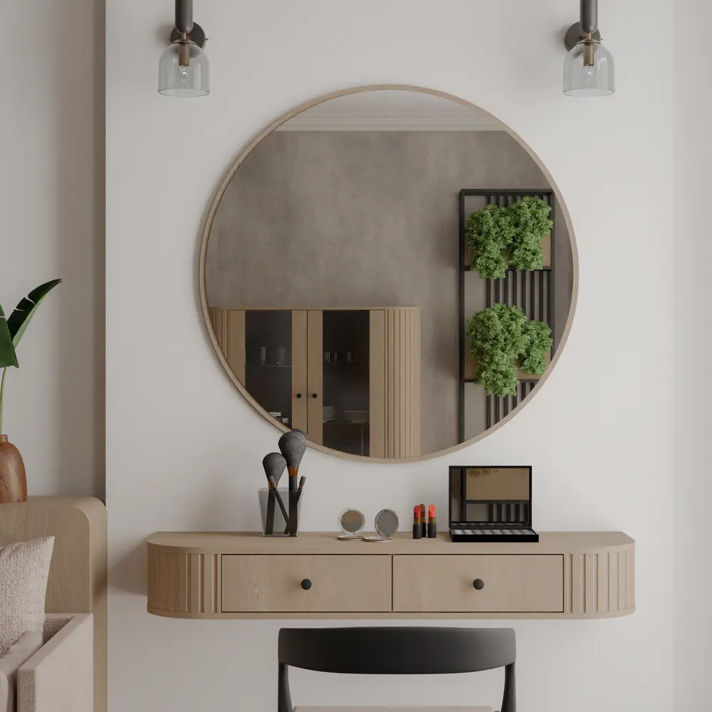 nowoczesne lustro Ovalio do salonu