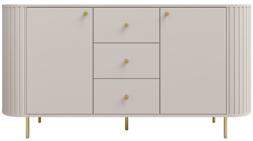 komoda Ovalio 165 cm beż piaskowy
