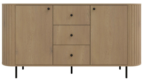 komoda Ovalio 165 cm dąb cremona