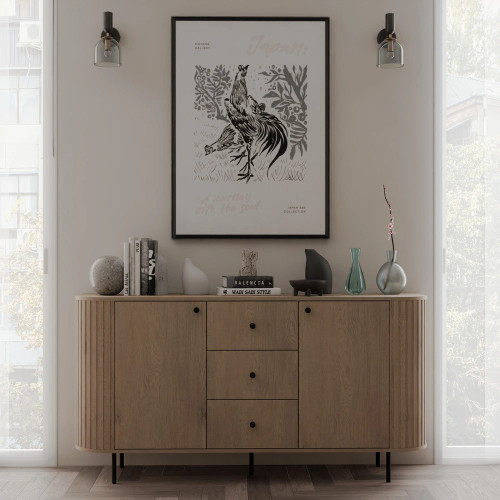 elegancka komoda Ovalio 165 cm