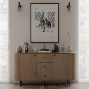 elegancka komoda Ovalio 165 cm