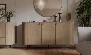 komoda Ovalio 165 cm dąb cremona