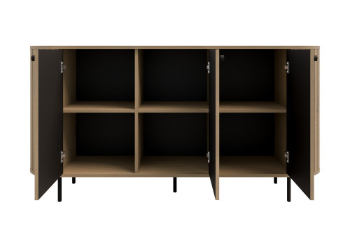 komoda do przechowywania Ovalio dąb cremona