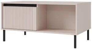 Stolik kawowy OSAKA 100 cm beż piaskowy do salonu
