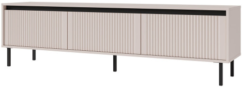 Szeroka szafka RTV OSAKA 179 cm z szufladami beż piaskowy