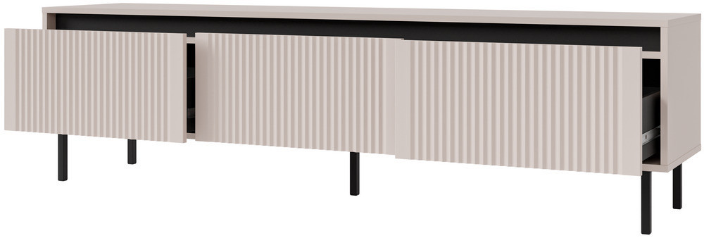 nowoczesna szafka RTV OSAKA 179 cm beż piaskowy