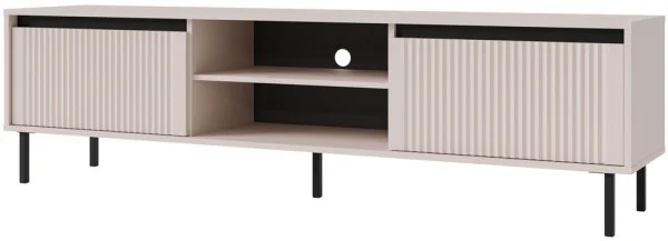 Nowoczesna szafka RTV OSAKA 179 cm, do salonu, beż piaskowy