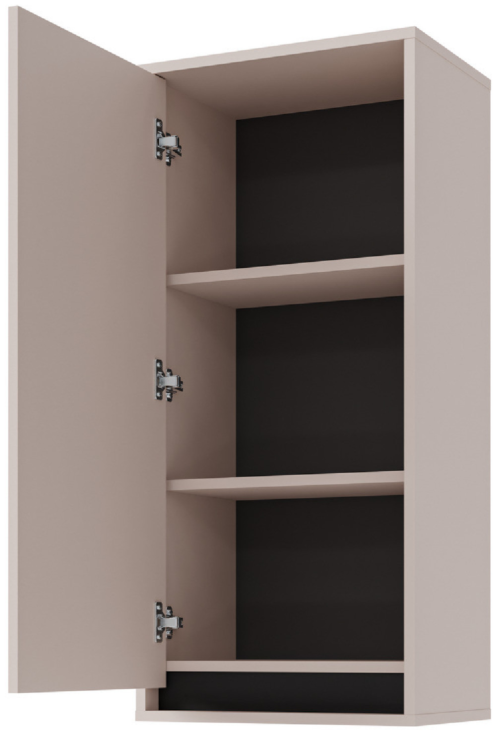 nowoczesna szafka wisząca OSAKA 46 cm do przedpokoju beż piaskowy