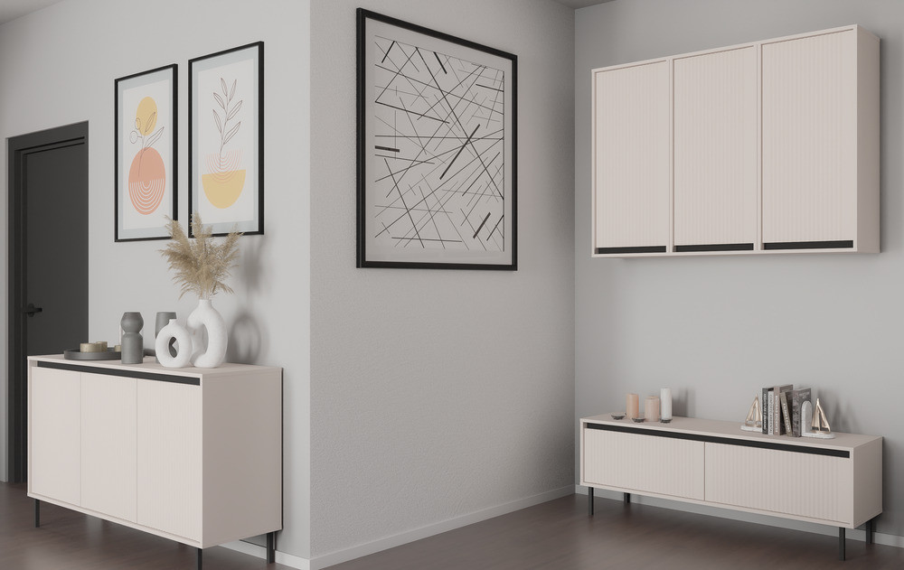 szafka ścienna OSAKA 46 cm do salonu beż piaskowy