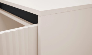 stolik nocny do łóżka OSAKA 52 cm beż piaskowy