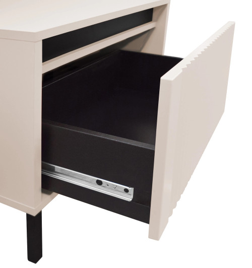 Stolik nocny OSAKA 52 cm beż piaskowy