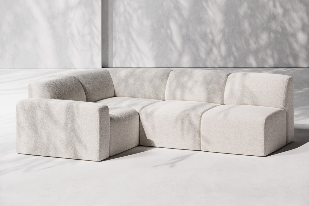 narożnik modułowy Modulare L Model 7 – widok frontowy