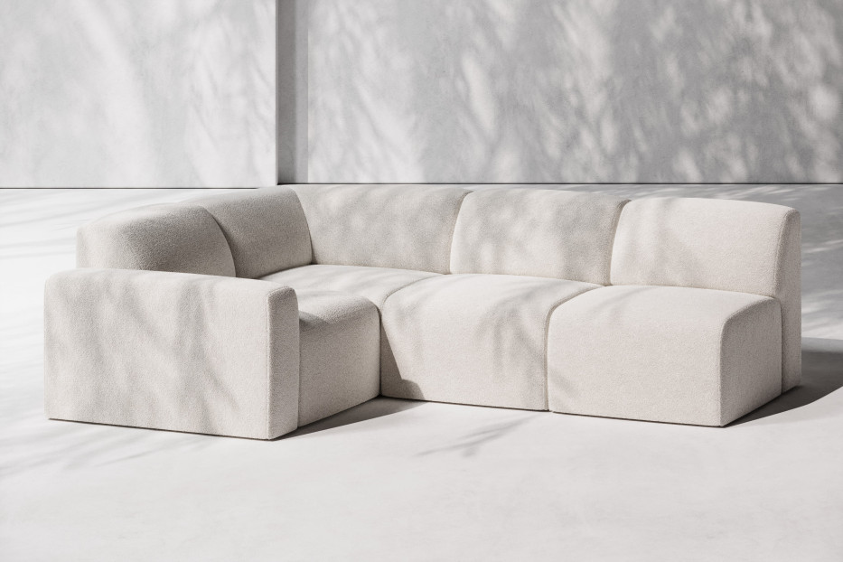 narożnik modułowy Modulare L Model 7 – widok frontowy