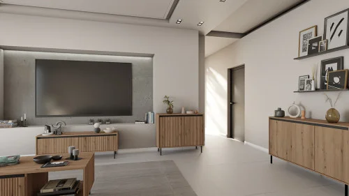 Dwudrzwiowa komoda OSAKA 100 cm dąb evoke