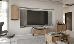 Dwudrzwiowa komoda OSAKA 100 cm dąb evoke